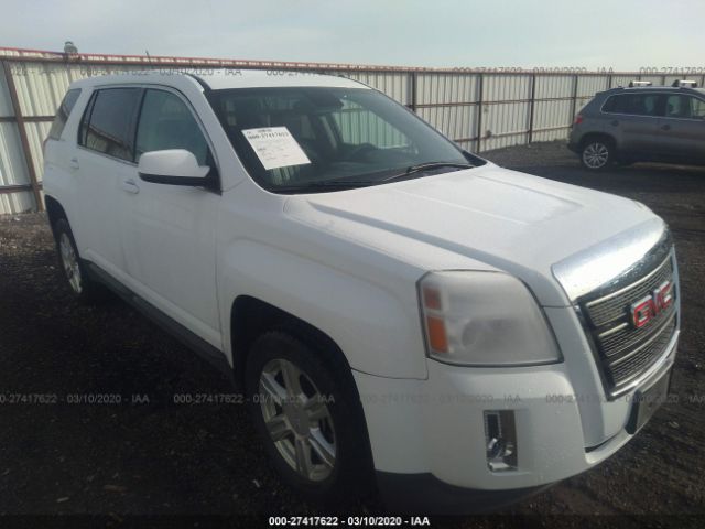 2GKFLVEKXE6370321 - 2014 GMC TERRAIN SLE White photo 1