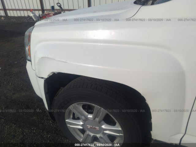 2GKFLVEKXE6370321 - 2014 GMC TERRAIN SLE White photo 6