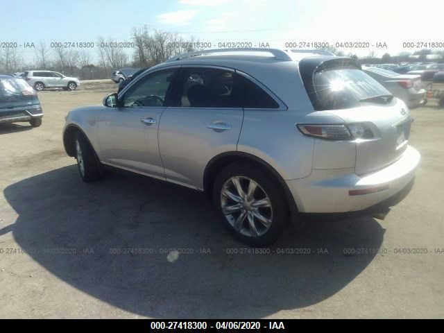 JNRBS08W76X401119 - 2006 INFINITI FX45  Silver photo 3