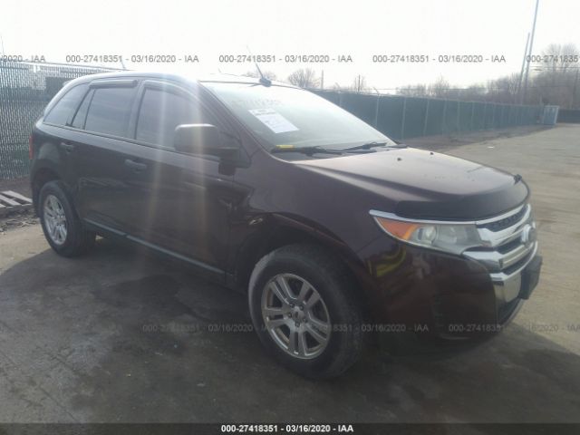 2FMDK3GC5BBA46661 - 2011 FORD EDGE SE Maroon photo 1