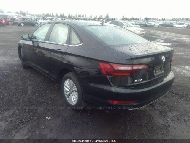 3VWCB7BU1KM157288 - 2019 VOLKSWAGEN JETTA S/SE/R-LINE Black photo 3