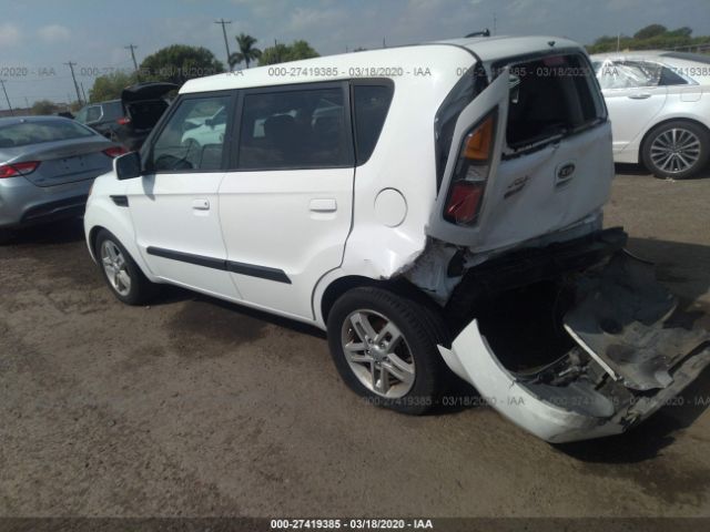 KNDJT2A2XA7165585 - 2010 KIA SOUL +/!/SPORT White photo 3