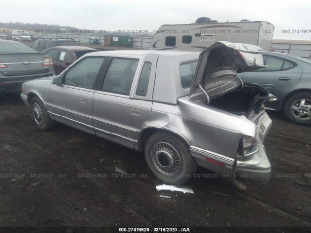 3C3XA5634NT287688 - 1992 CHRYSLER LEBARON LANDAU A-BODY Silver photo 3