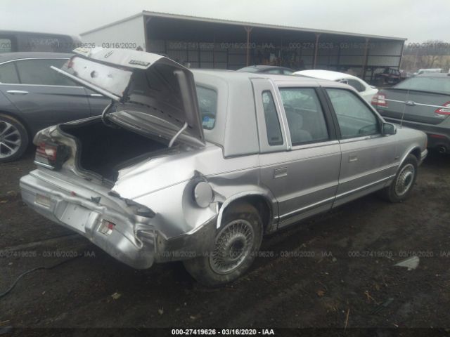 3C3XA5634NT287688 - 1992 CHRYSLER LEBARON LANDAU A-BODY Silver photo 4