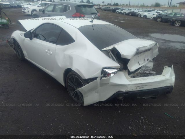 JF1ZNAA11D2705444 - 2013 TOYOTA SCION FR-S  White photo 3