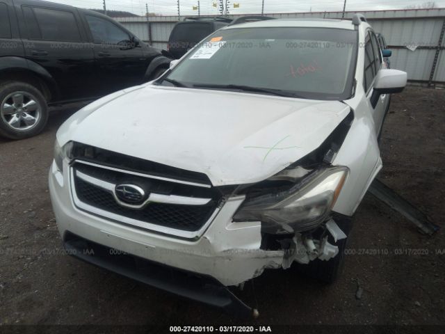 JF2GPAVC9D2856072 - 2013 SUBARU XV CROSSTREK 2.0 PREMIUM White photo 6