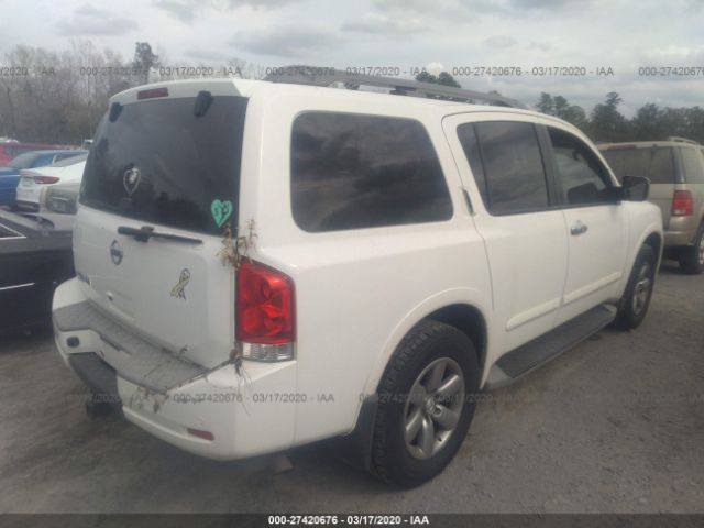 5N1AA0NDXBN608655 - 2011 NISSAN ARMADA SV/SL/PLATINUM White photo 4