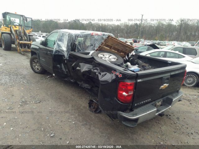 1GCVKREC6GZ264515 - 2016 CHEVROLET SILVERADO K1500 LT Black photo 3