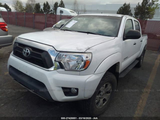 3TMJU4GN8FM184367 - 2015 TOYOTA TACOMA DOUBLE CAB PRERUNNER White photo 2