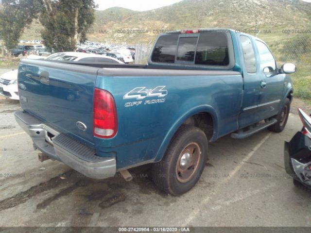 1FTRX18L7YKB44555 - 2000 FORD F150  Light Blue photo 4