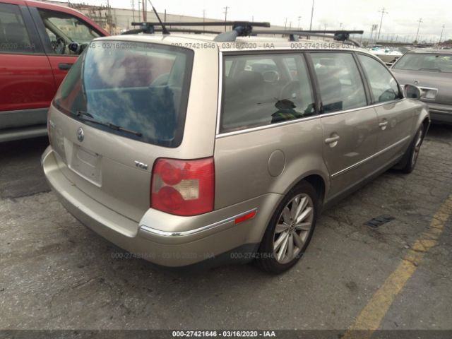 WVWCE63B05E015753 - 2005 VOLKSWAGEN PASSAT GLS TDI Beige photo 4