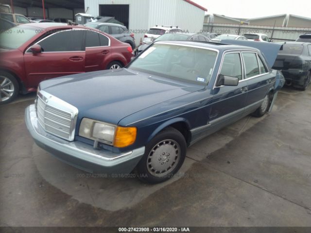 WDBCA39D5HA297515 - 1987 MERCEDES-BENZ 560 SEL Blue photo 2