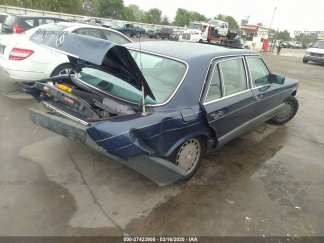 WDBCA39D5HA297515 - 1987 MERCEDES-BENZ 560 SEL Blue photo 4