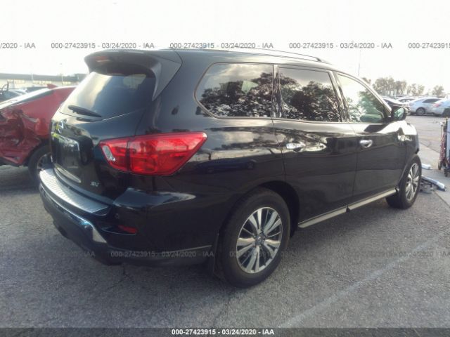 5N1DR2MN3JC638540 - 2018 NISSAN PATHFINDER S/SV/SL/PLATINUM Black photo 4