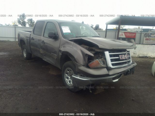 3GTP1VE06CG254748 - 2012 GMC SIERRA C1500 SLE Brown photo 1