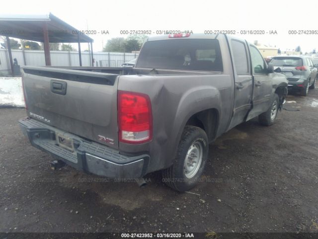 3GTP1VE06CG254748 - 2012 GMC SIERRA C1500 SLE Brown photo 4