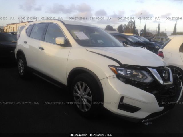 5N1AT2MT5KC836962 - 2019 NISSAN ROGUE S/SL/SV White photo 1