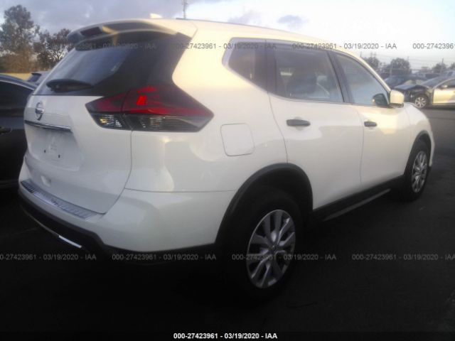 5N1AT2MT5KC836962 - 2019 NISSAN ROGUE S/SL/SV White photo 4