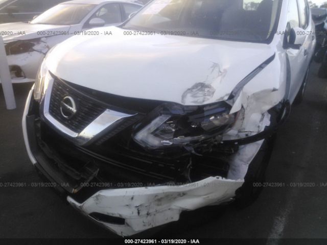 5N1AT2MT5KC836962 - 2019 NISSAN ROGUE S/SL/SV White photo 6