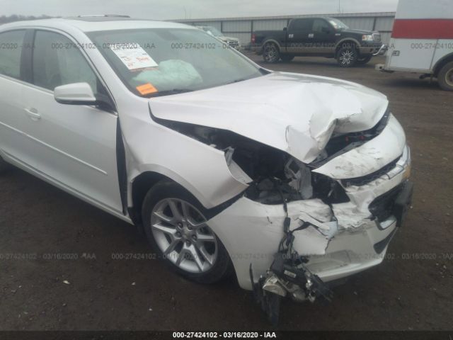 1G11C5SL3FF255952 - 2015 CHEVROLET MALIBU 1LT White photo 6