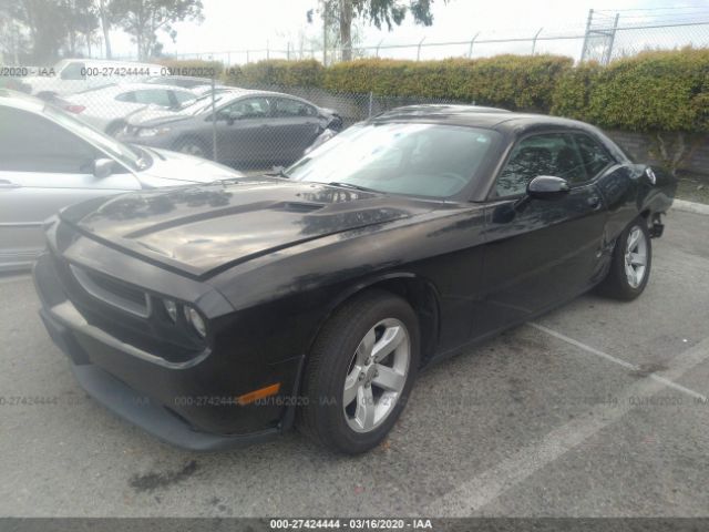 2C3CDYAG8EH225432 - 2014 DODGE CHALLENGER SXT Dark Blue photo 2