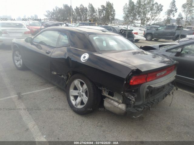 2C3CDYAG8EH225432 - 2014 DODGE CHALLENGER SXT Dark Blue photo 3