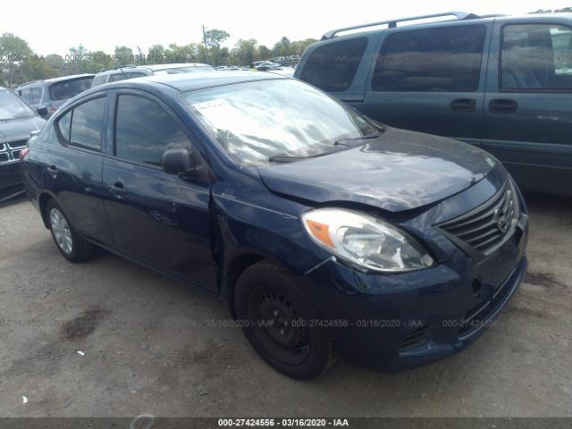 3N1CN7AP7EL836579 - 2014 NISSAN VERSA S/S PLUS/SV/SL Dark Blue photo 1