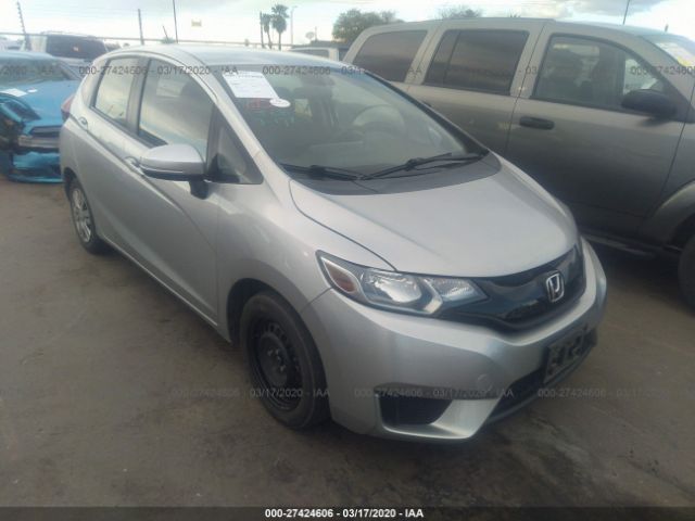 JHMGK5H53GX040921 - 2016 HONDA FIT LX Gray photo 1