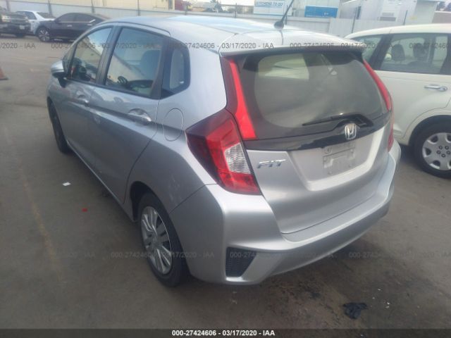 JHMGK5H53GX040921 - 2016 HONDA FIT LX Gray photo 3