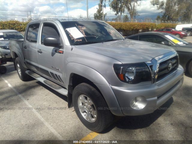 5TEJU62NX8Z509626 - 2008 TOYOTA TACOMA DOUBLE CAB PRERUNNER Silver photo 1
