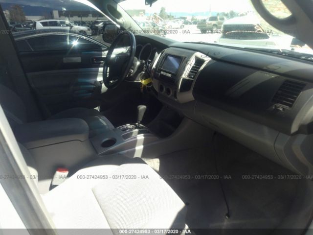 5TEJU62NX8Z509626 - 2008 TOYOTA TACOMA DOUBLE CAB PRERUNNER Silver photo 5