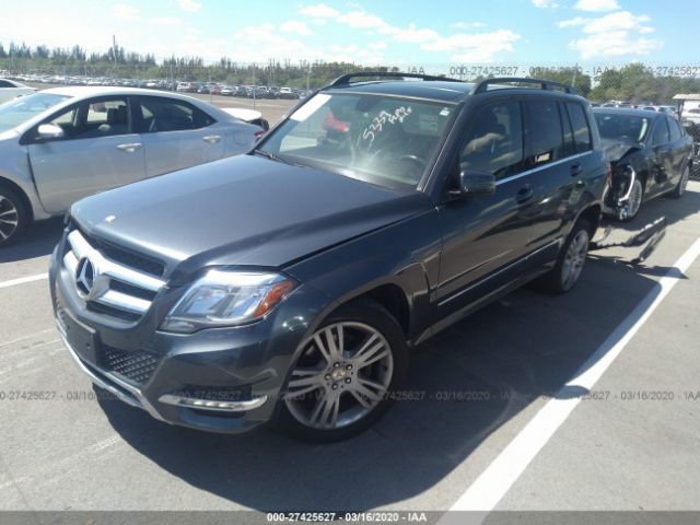 WDCGG8JBXFG425339 - 2015 MERCEDES-BENZ GLK 350 4MATIC Gray photo 2