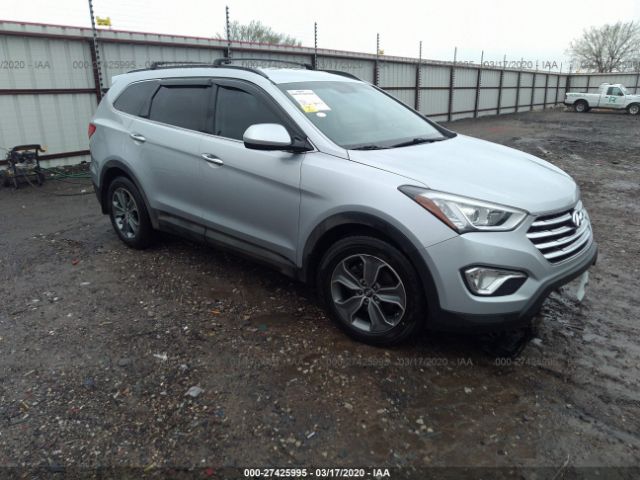 KM8SMDHF1GU163655 - 2016 HYUNDAI SANTA FE SE Silver photo 1