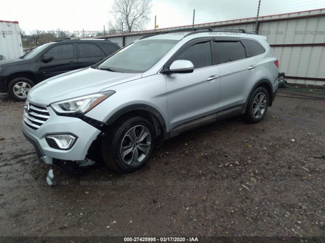 KM8SMDHF1GU163655 - 2016 HYUNDAI SANTA FE SE Silver photo 2