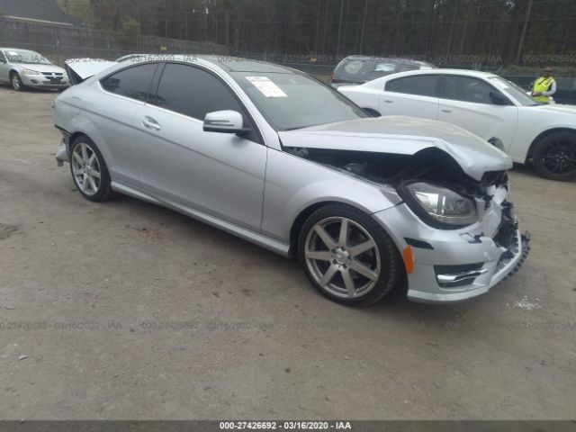 WDDGJ8JB3DG031854 - 2013 MERCEDES-BENZ C 350 4MATIC Silver photo 1