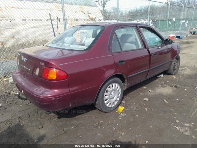 2T1BR12E4WC098851 - 1998 TOYOTA COROLLA VE/CE/LE Burgundy photo 4