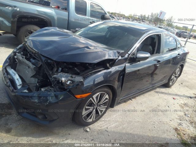 19XFC1F78GE034331 - 2016 HONDA CIVIC EXL 蓝色 照片 2