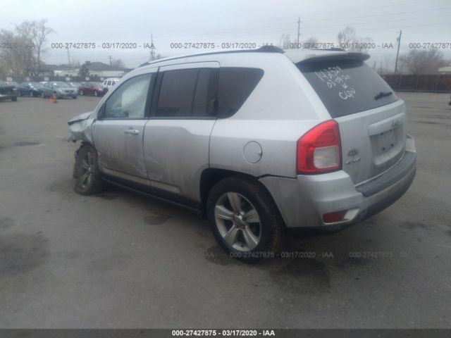 1J4NF1FB7BD164676 - 2011 JEEP COMPASS SPORT Silver photo 3