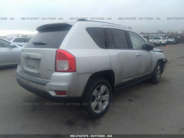 1J4NF1FB7BD164676 - 2011 JEEP COMPASS SPORT Silver photo 4