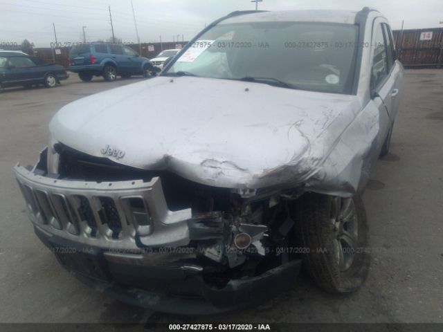 1J4NF1FB7BD164676 - 2011 JEEP COMPASS SPORT Silver photo 6