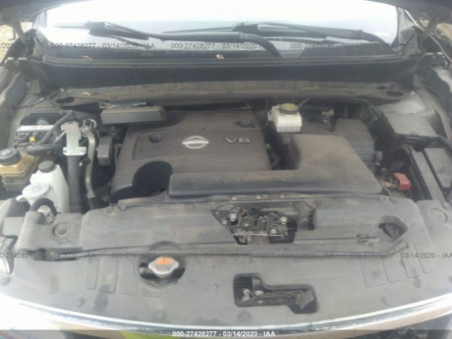 5N1AR2MN2DC626127 - 2013 NISSAN PATHFINDER S/SV/SL/PLATINUM Pewter photo 10