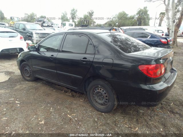 JTDBR32E070113420 - 2007 TOYOTA COROLLA CE/LE/S Black photo 3