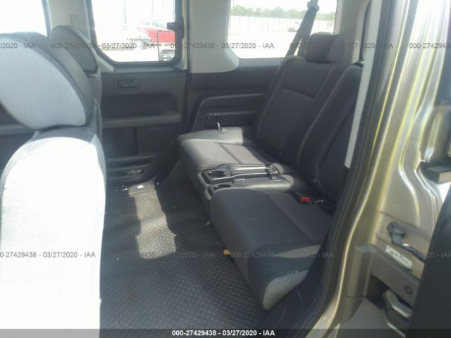 5J6YH28534L008826 - 2004 HONDA ELEMENT EX Gray photo 8