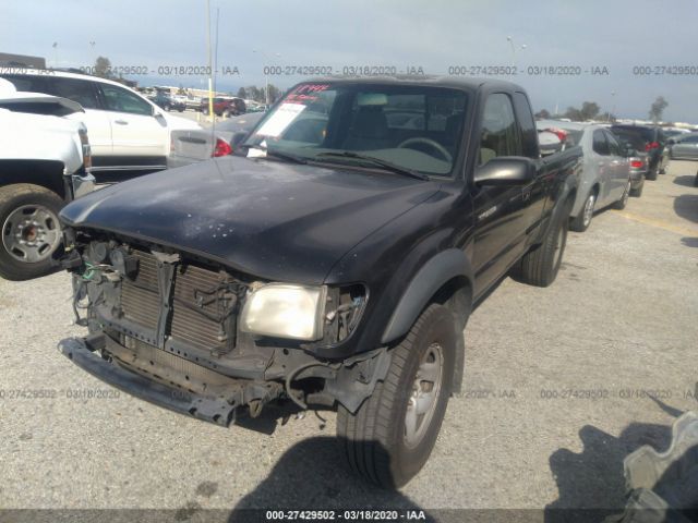 5TESM92N13Z214199 - 2003 TOYOTA TACOMA XTRACAB PRERUNNER Black photo 2