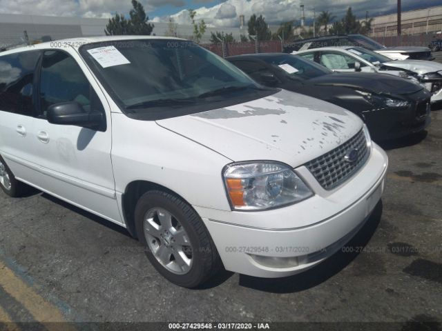 2FMDA52276BA20551 - 2006 FORD FREESTAR SEL White photo 1