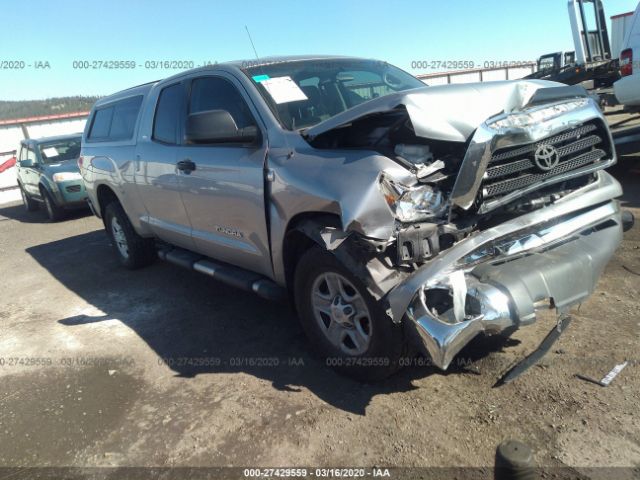 5TFBT54107X007483 - 2007 TOYOTA TUNDRA DOUBLE CAB SR5 Silver photo 1