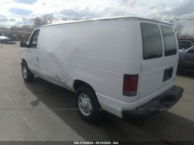 1FTNE1EW7BDA46558 - 2011 FORD ECONOLINE E150 VAN White photo 3