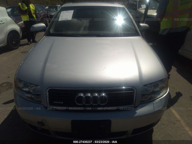 WAULC68E45A097287 - 2005 AUDI A4 1.8T QUATTRO/SPECIAL Silver photo 6