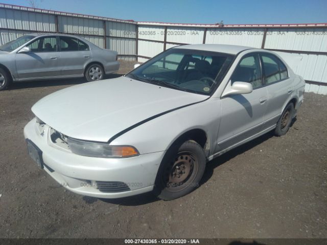 4A3AA46G12E125508 - 2002 MITSUBISHI GALANT ES/LS White photo 2