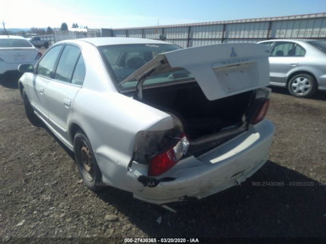 4A3AA46G12E125508 - 2002 MITSUBISHI GALANT ES/LS White photo 6